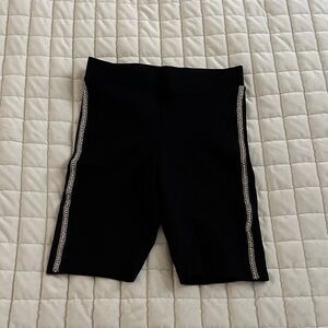 Zara Black Shorts with Subtle Silver Details